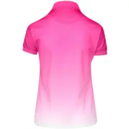 Ladies Dakota Golf Shirt Pink Back